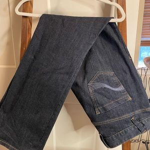 Size 16 boot cut dark wash jeans